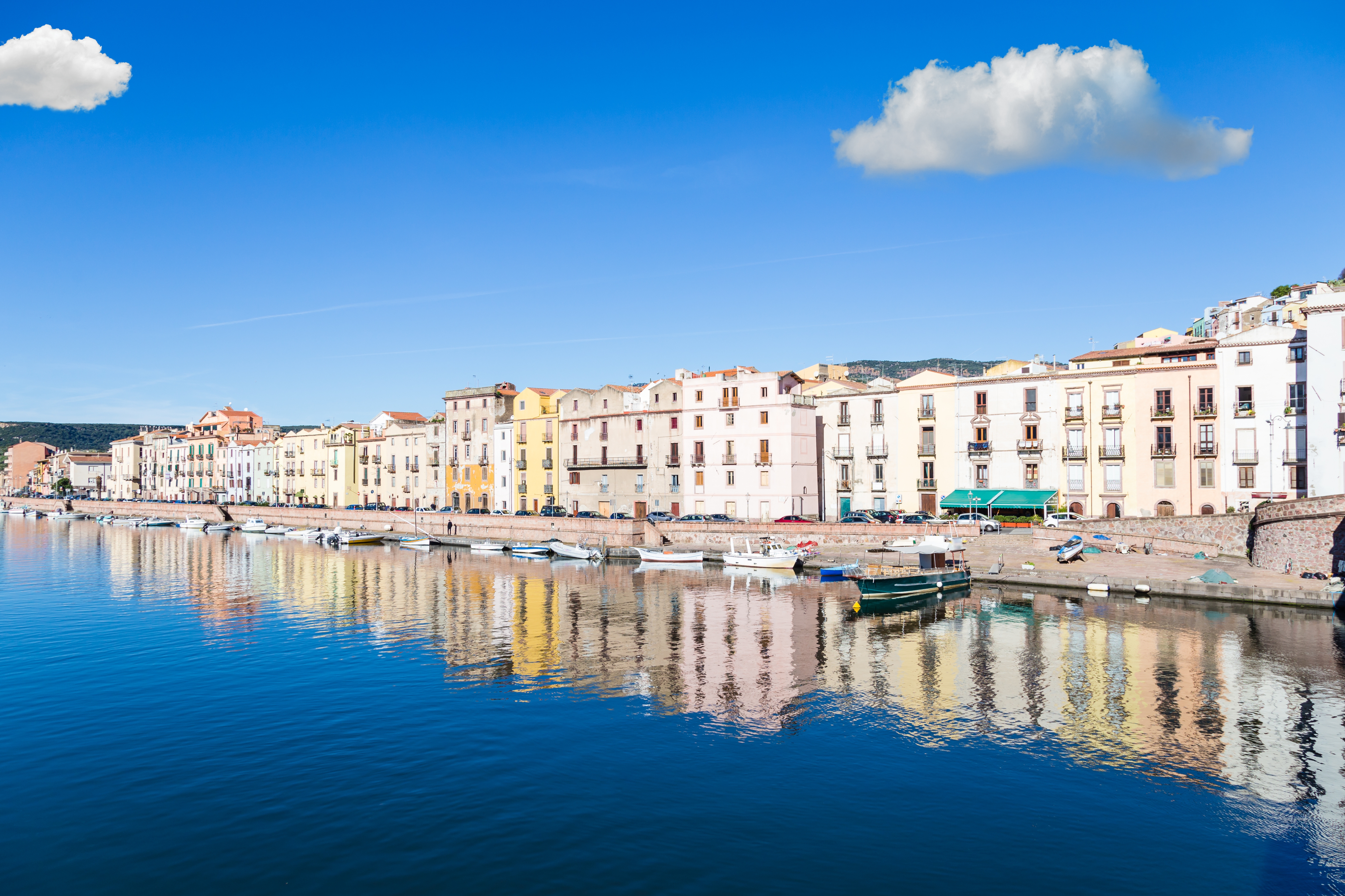 Bosa in Sardinia, Italy