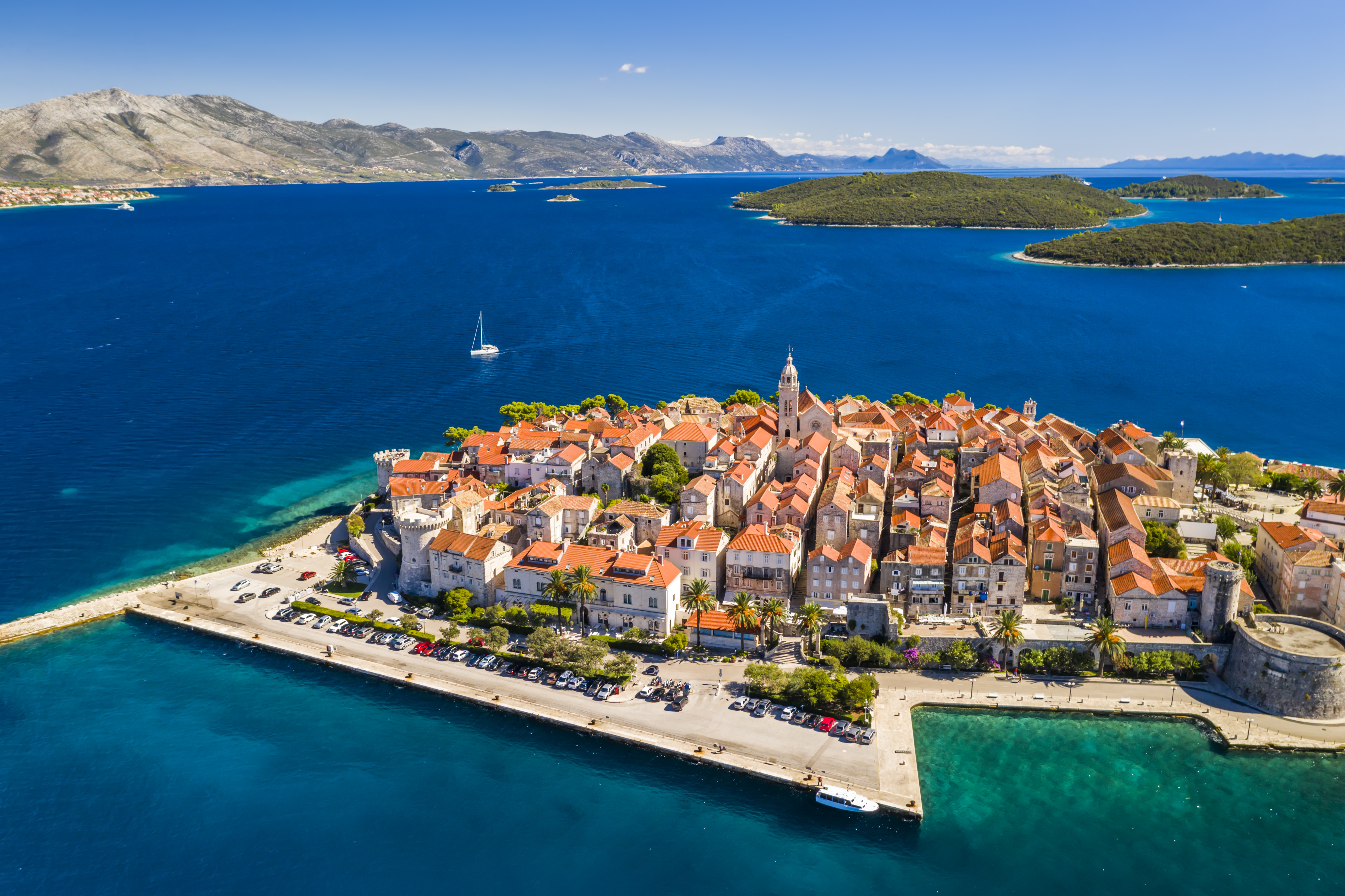 Old Town, Korcula Island in Croatia