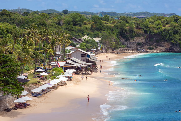 Balangan Beach in Bali, Indonesia