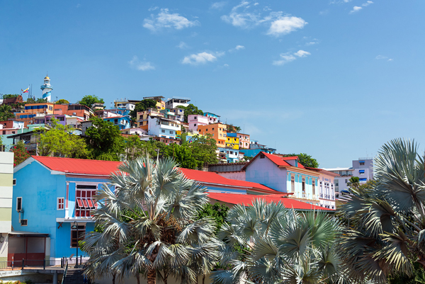 Santa An Hill in Guayaquil, Ecuador