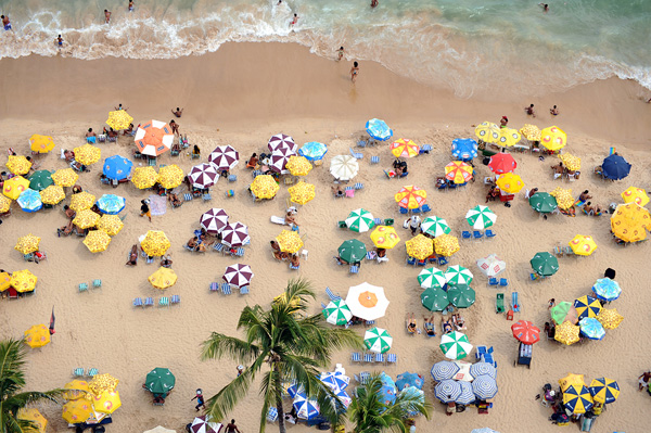 A View of a City Beach in Recife, Brazil