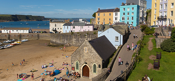 Tenby, Wales in the United Kingdom