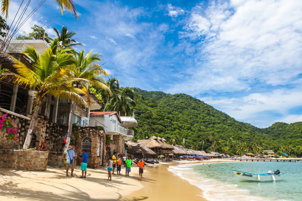 Playa las Animas near Puerto Vallarta, Mexico