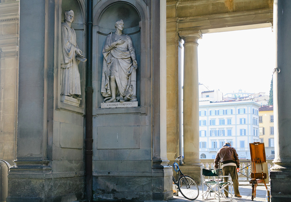 Near the Uffizi in Florence