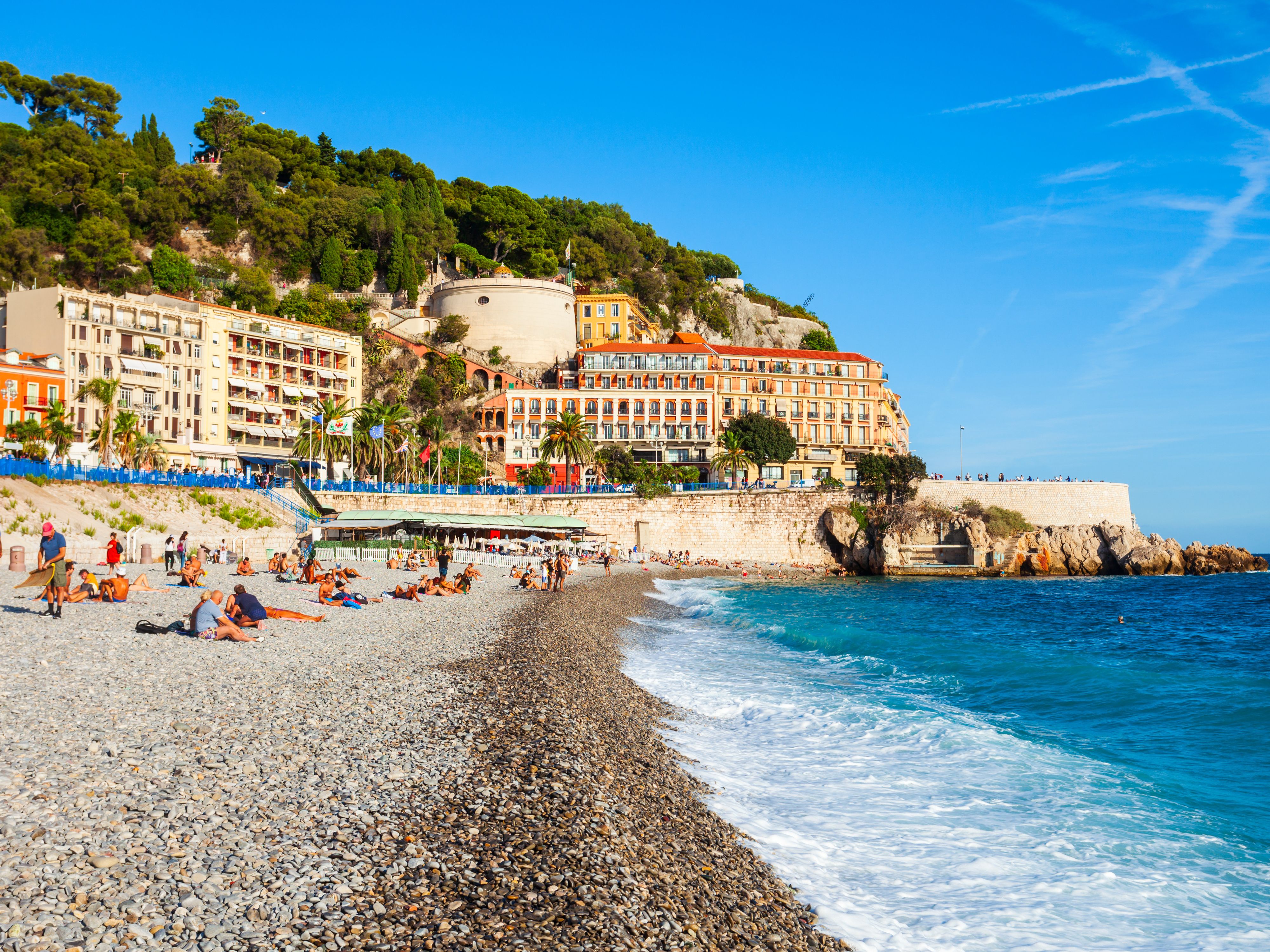 Plage Beach in Nice, France