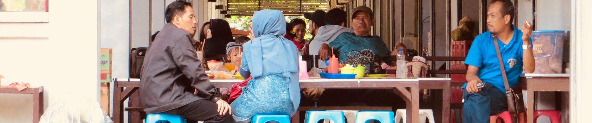 Lunch at the Ragunan Zoo in Jakarta, Indonesia