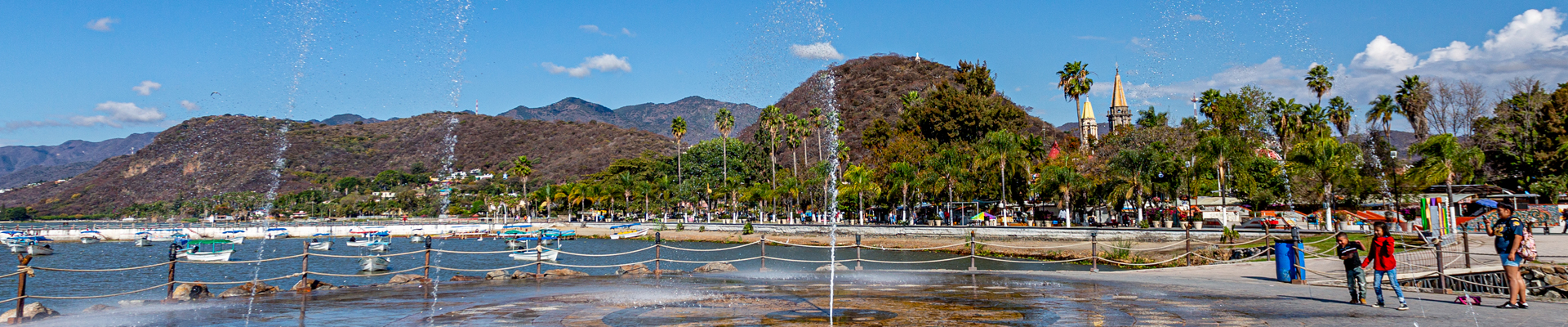 The Lakefront Promenade in Lake Chapala, Mexico