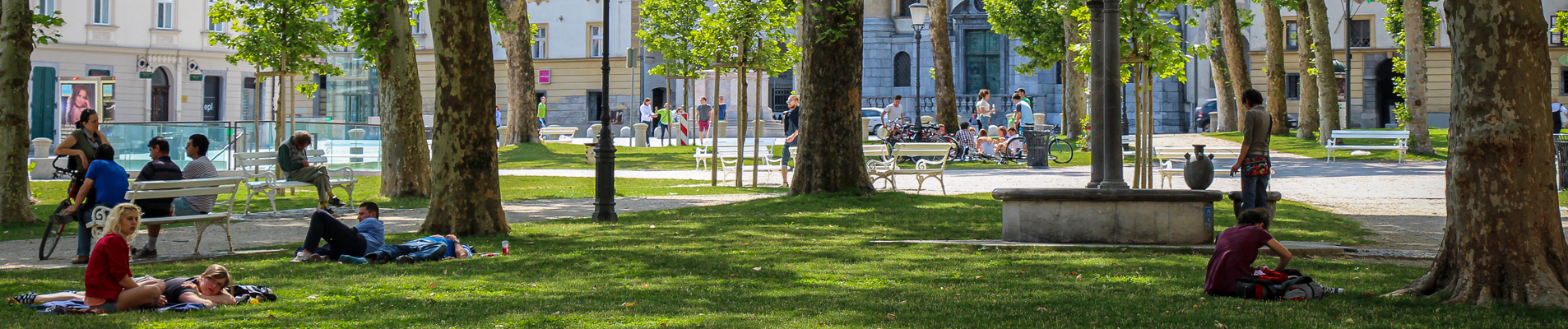 Congress Square in Ljubljana, Slovenia