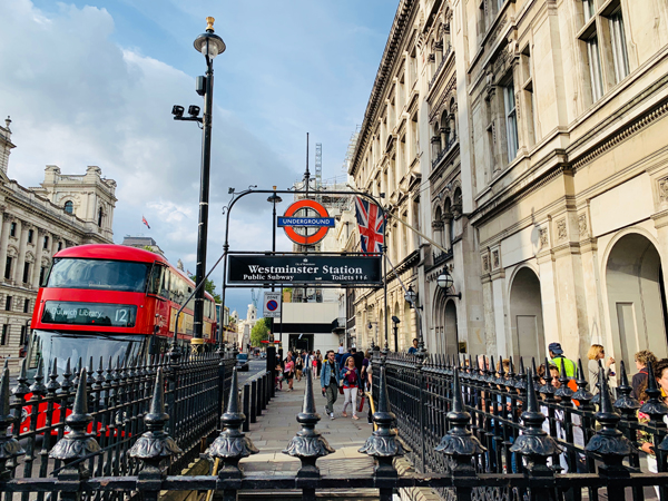 Westminster Station in London