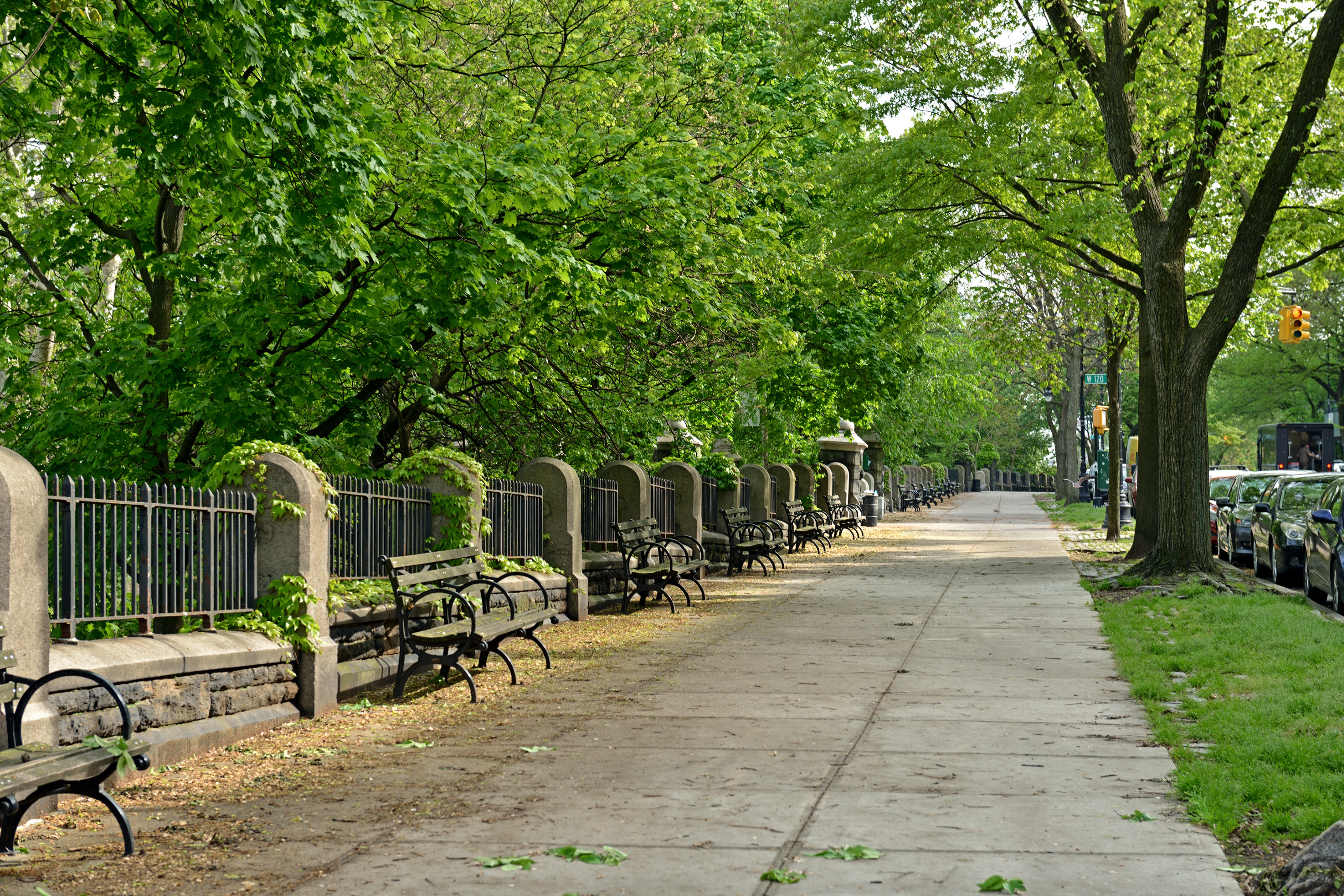 Morningside Heights Park in Brooklyn