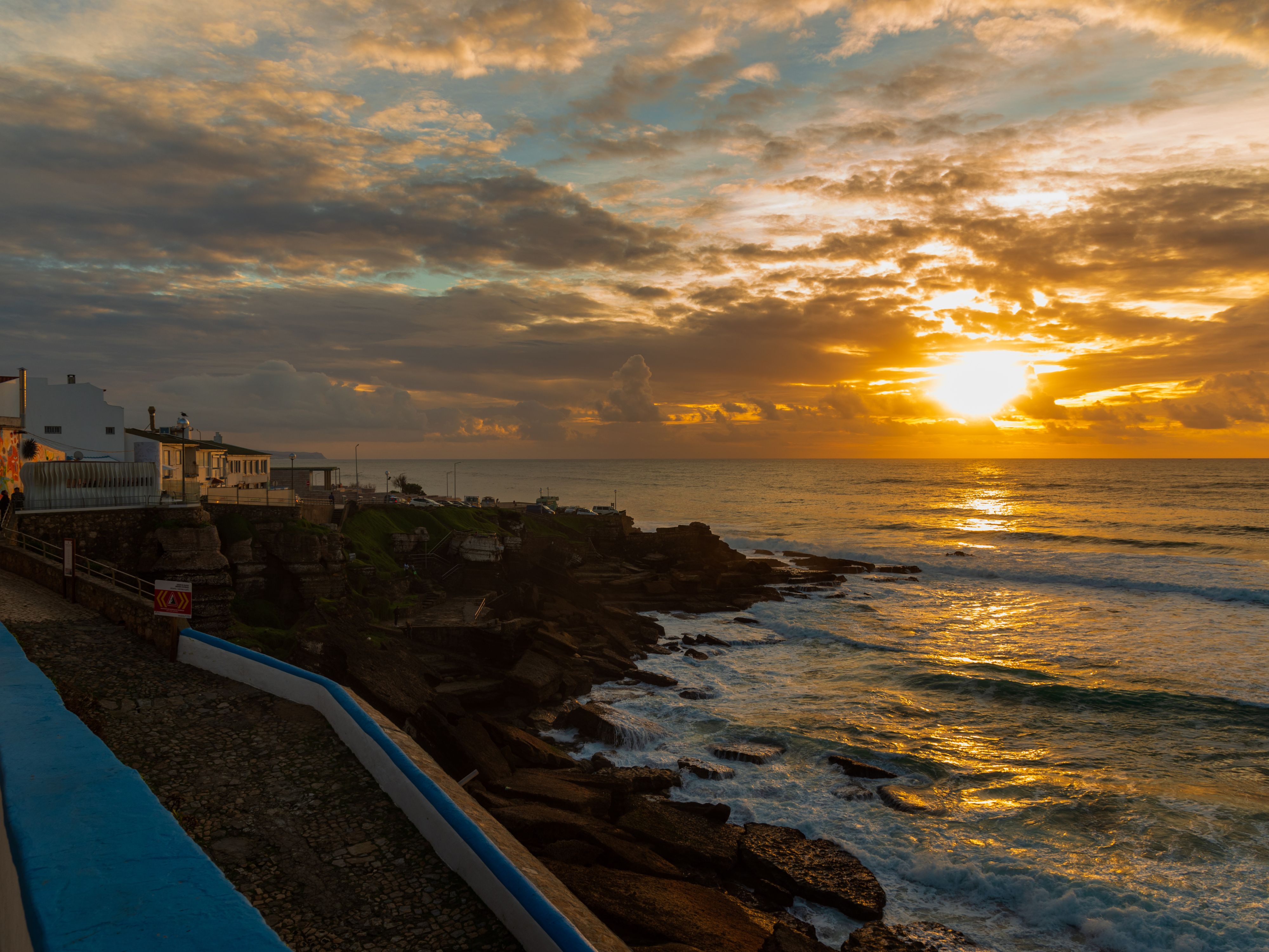 Sunset in Ericeira, Portugal