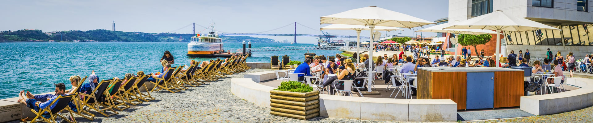 Along the Tagus Waterfront in Lisbon