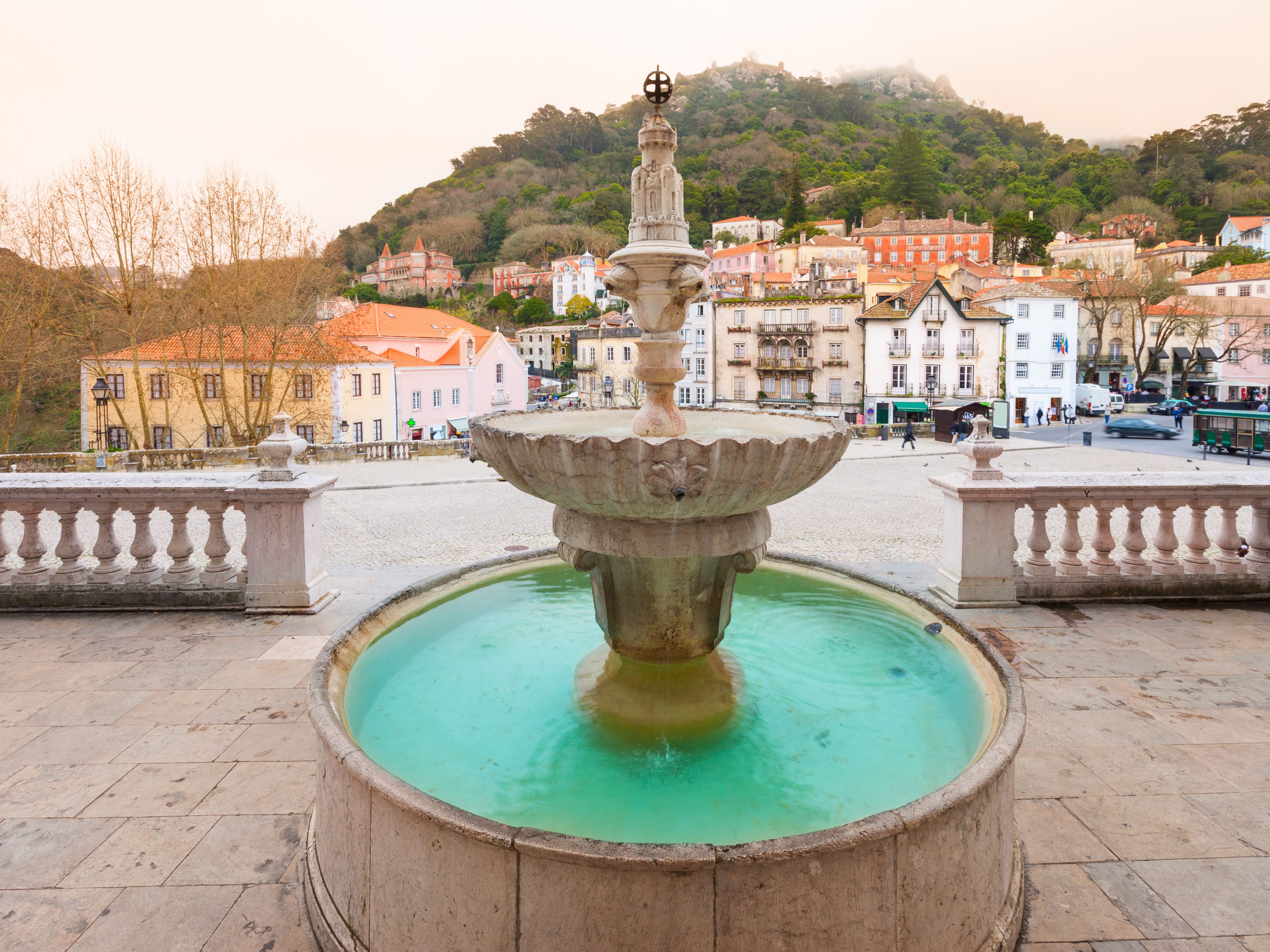 Fountain at Palacio National Sintra