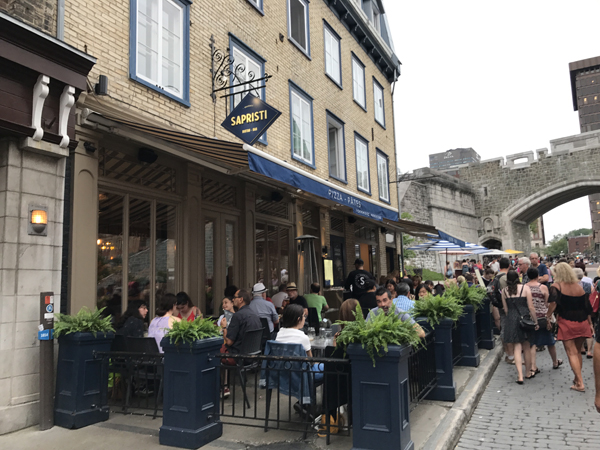 Rue Saint-Jean in Quebec City, Canada