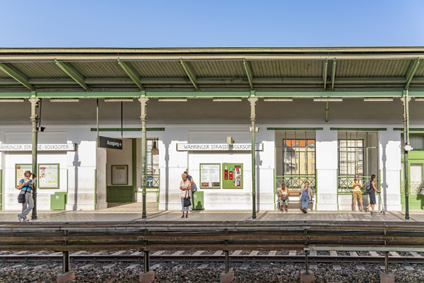 Waehringer Strasse Station in Vienna, Austria