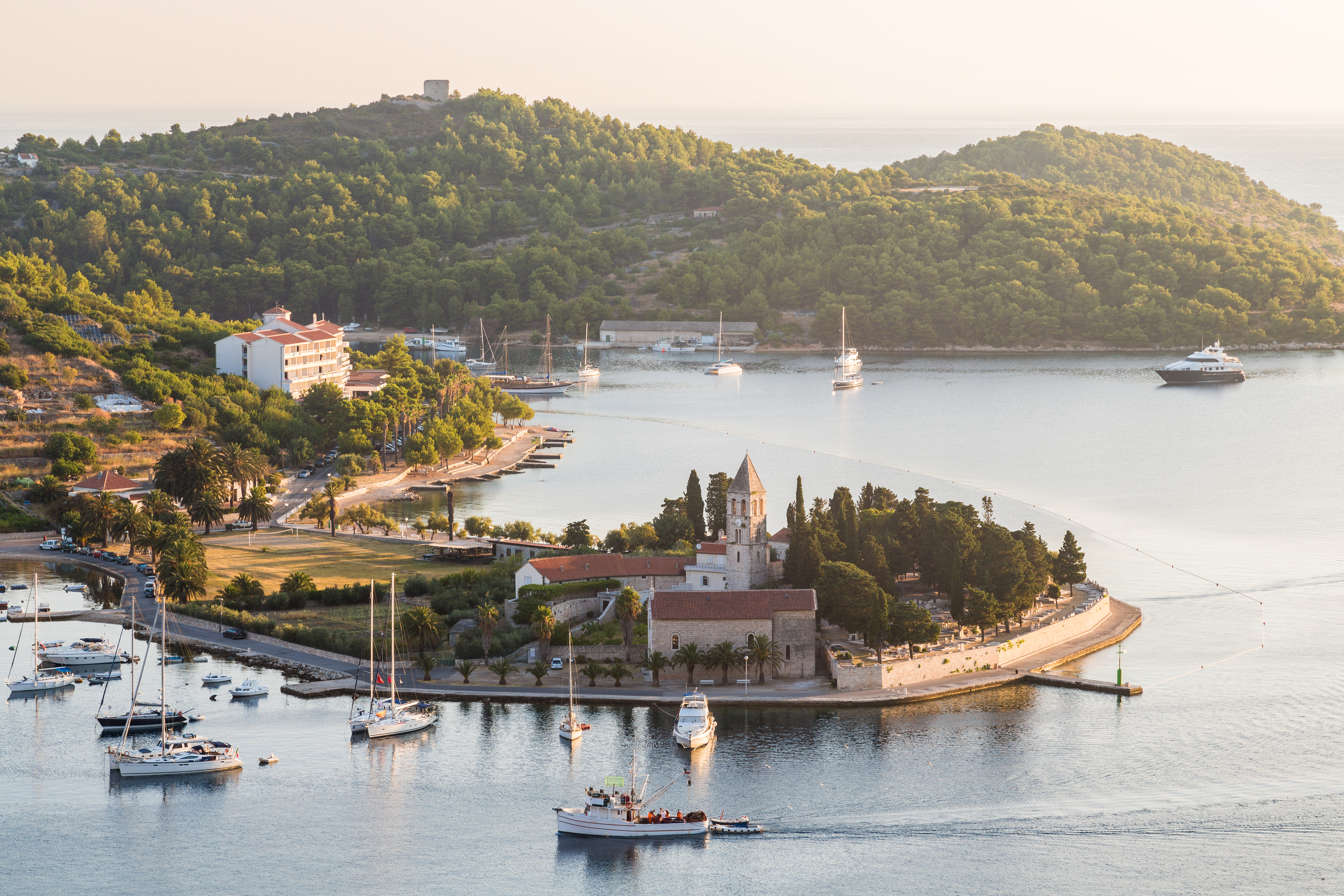 Franciscan Monastery on the island of Vis, Croatia